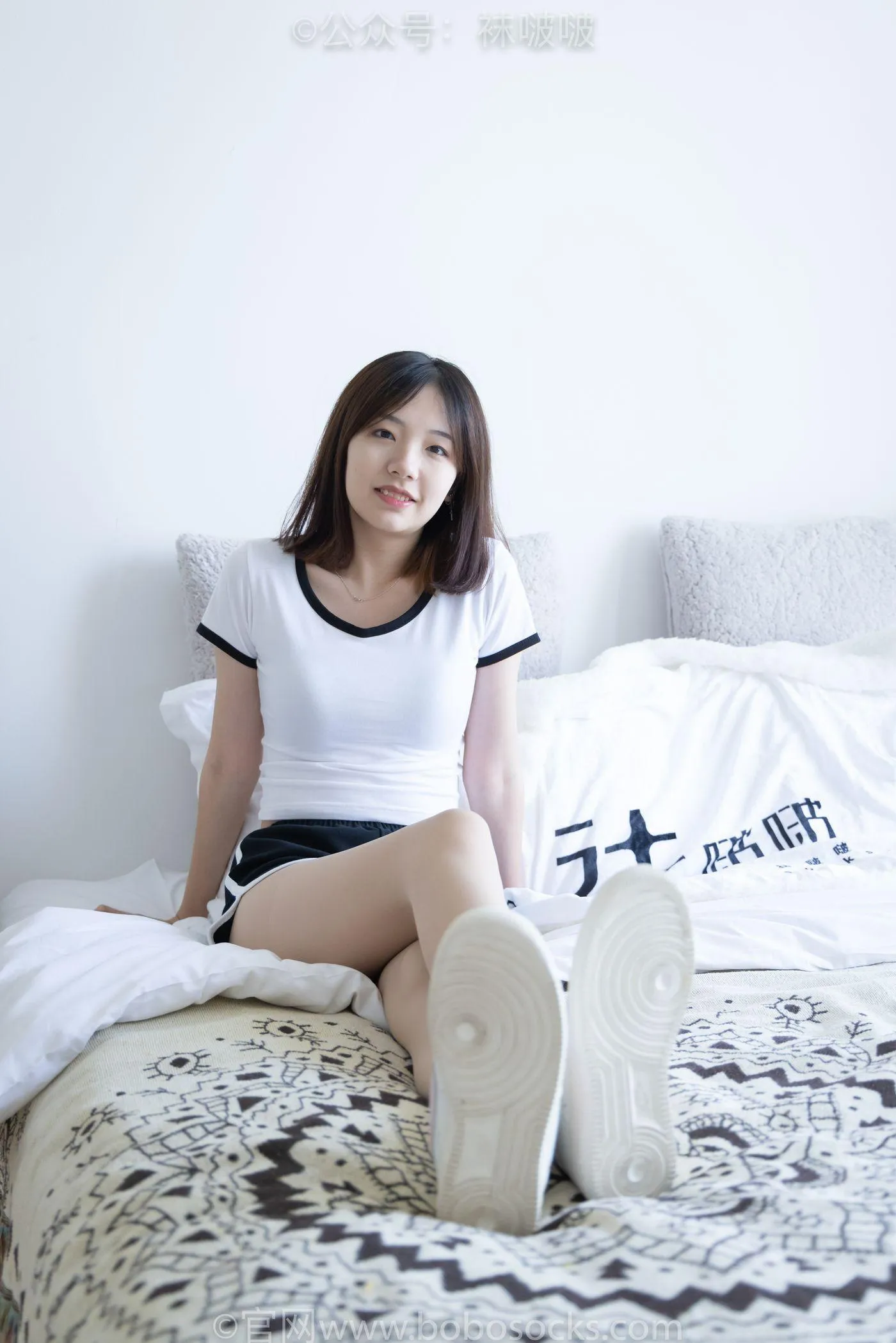 [BoBoSocks袜啵啵]NO.026 小甜豆-体操服、空军一号、白棉袜、肉丝 [149P]插图3